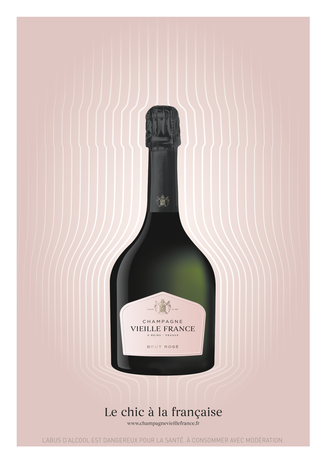 Visuel Champagne Vieille France Brut Rosé